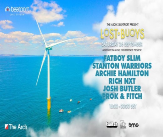download → Archie Hamilton, Josh Butler B2B Prok & Fitch, Stanton Warriors, Fatboy Slim & Rich NxT - Live @ The Arch x Beatport Lost Buoys (Brighton, England) - 26-Sep-2020